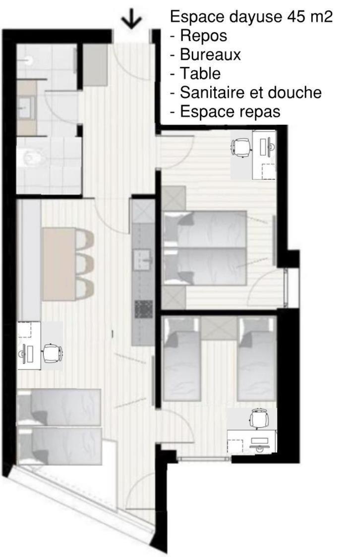 Chati-Bourg Citea Express Dayuse - Suite 3 Pieces W -- 25 Min Paris Montparnasse -- 15 Min Velizy Châtillon Exterior foto